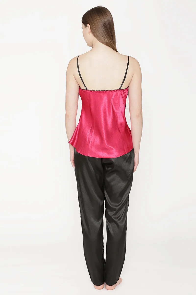 Satin Night suit with Robe