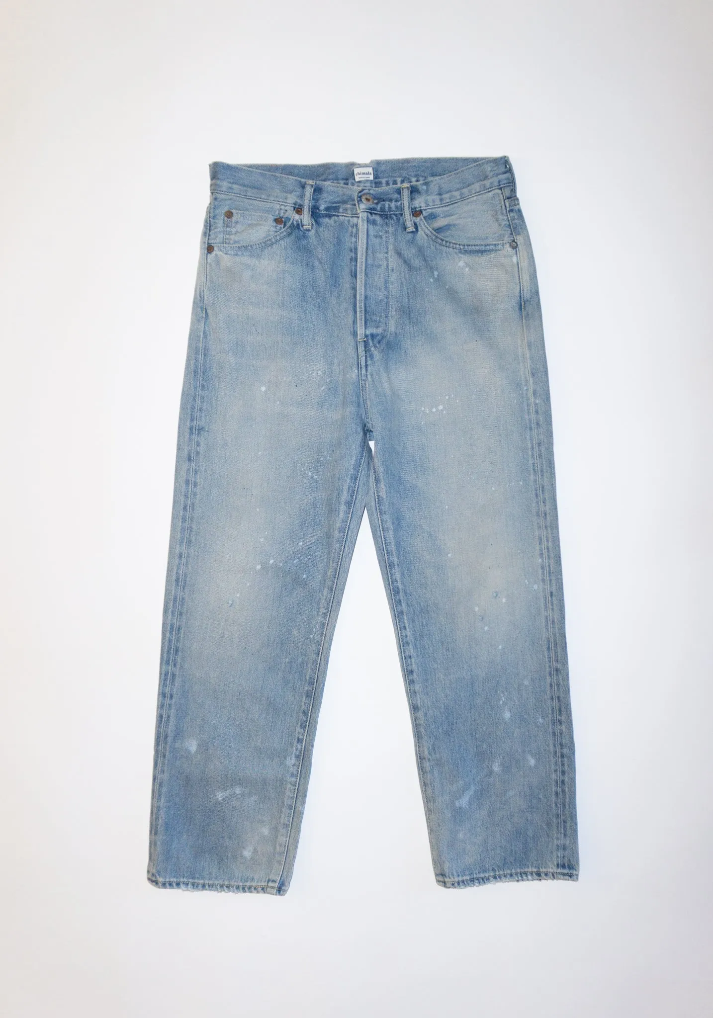 Selvedge Wide Tapered Cut in Light Vintage