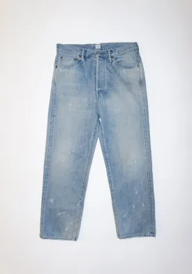 Selvedge Wide Tapered Cut in Light Vintage
