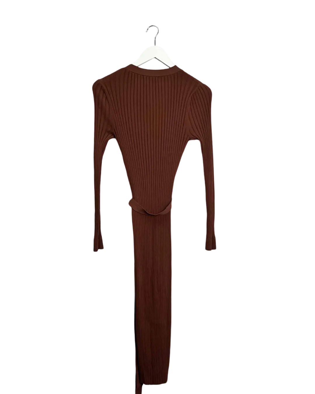 Size 8 - Búl Chocolate Rib Knit Midi Dress