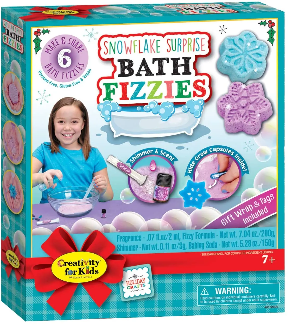 Snowflake Surprise Bath Fizzies Kit