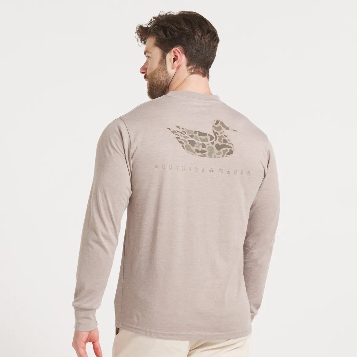 Southern Marsh Seawash? Tee - Retro Duck Originals - Long Sleeve