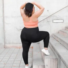 Squat-sichere - 7/8 Leggings - Schwarz