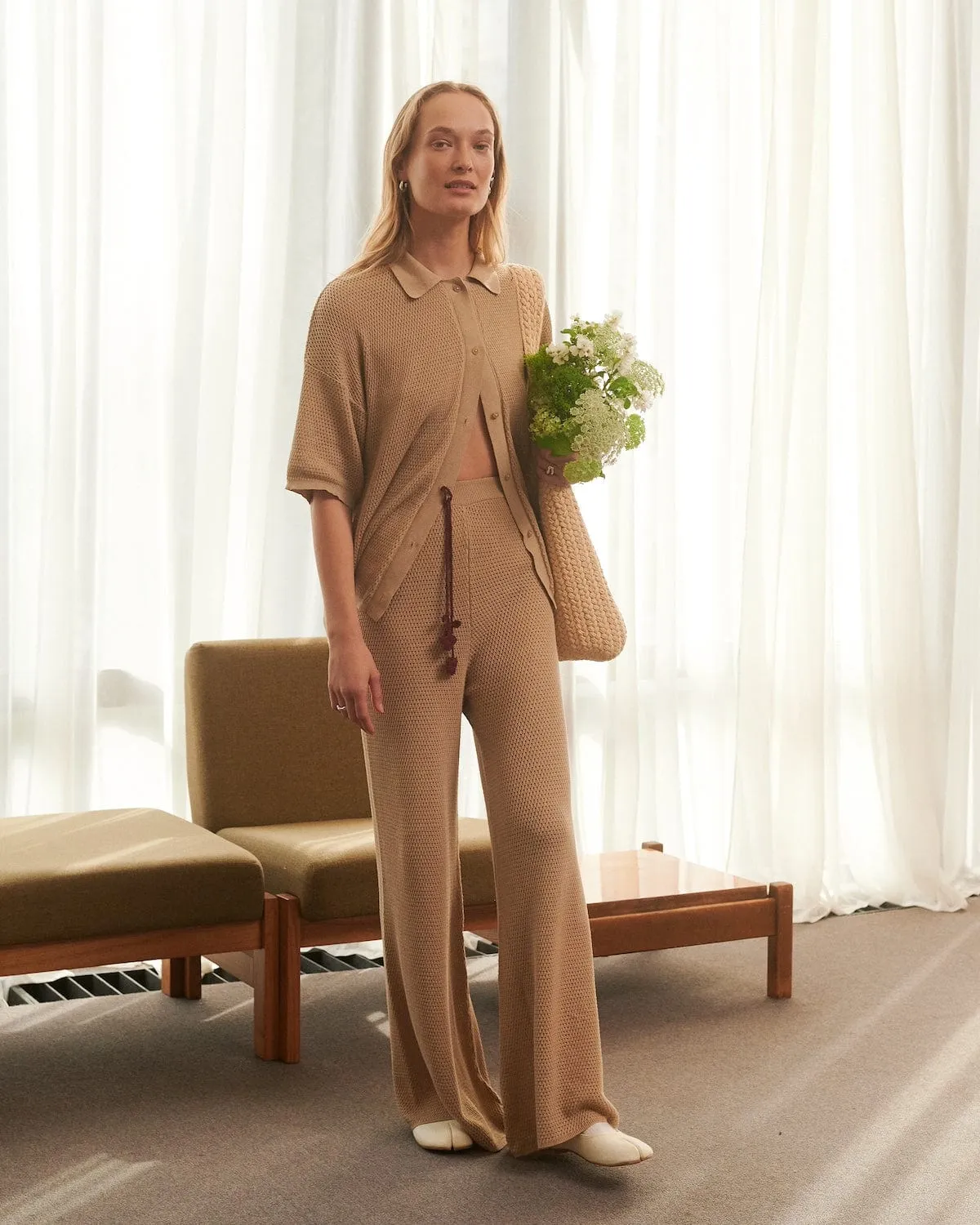 Sutemos: Straw Cotton Shirt