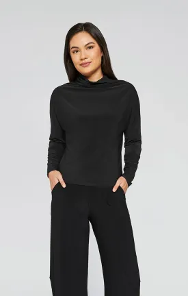 Sympli, 22218-3 Funnel Neck Dolman Sleeve