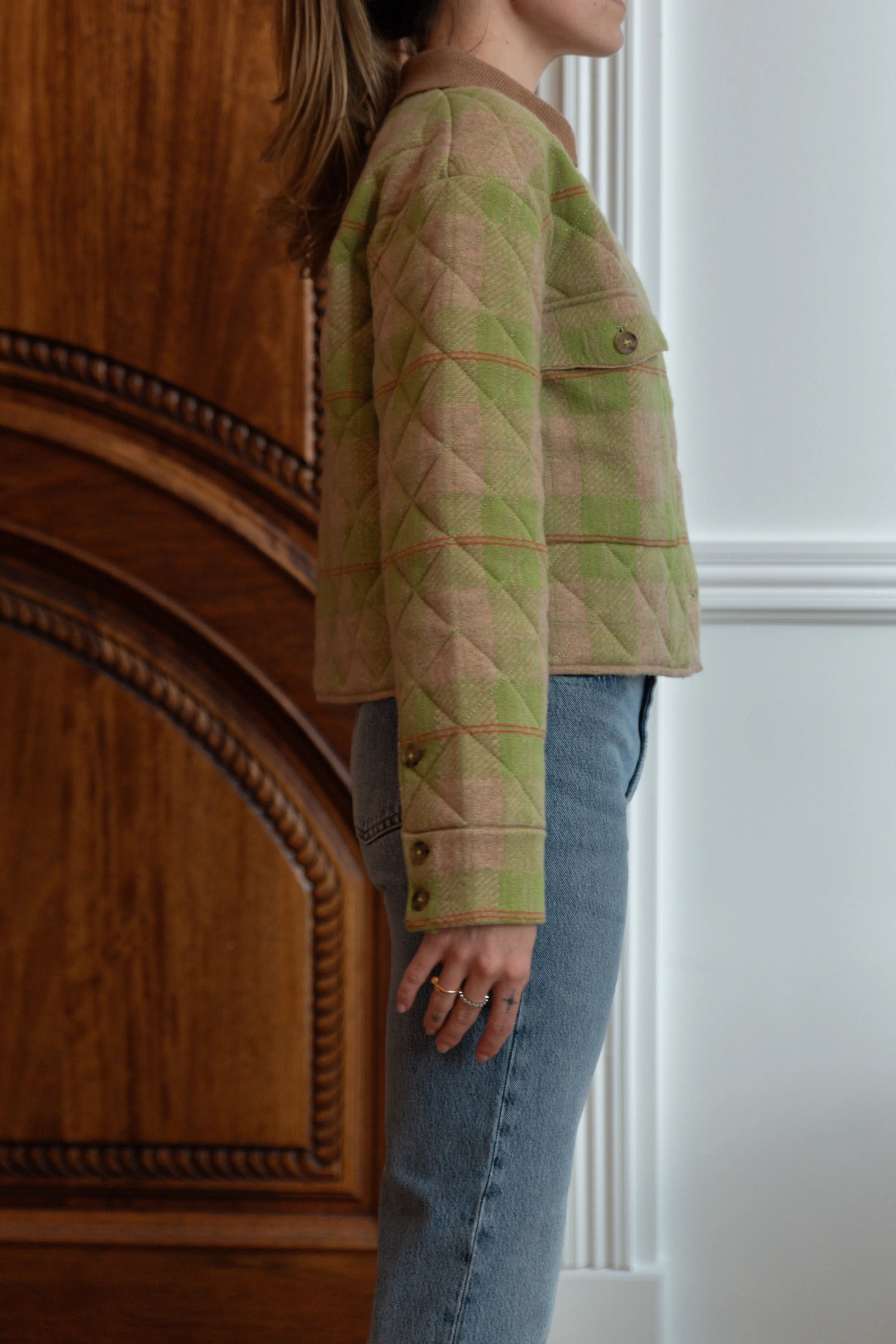 Tartan Cropped Jacket