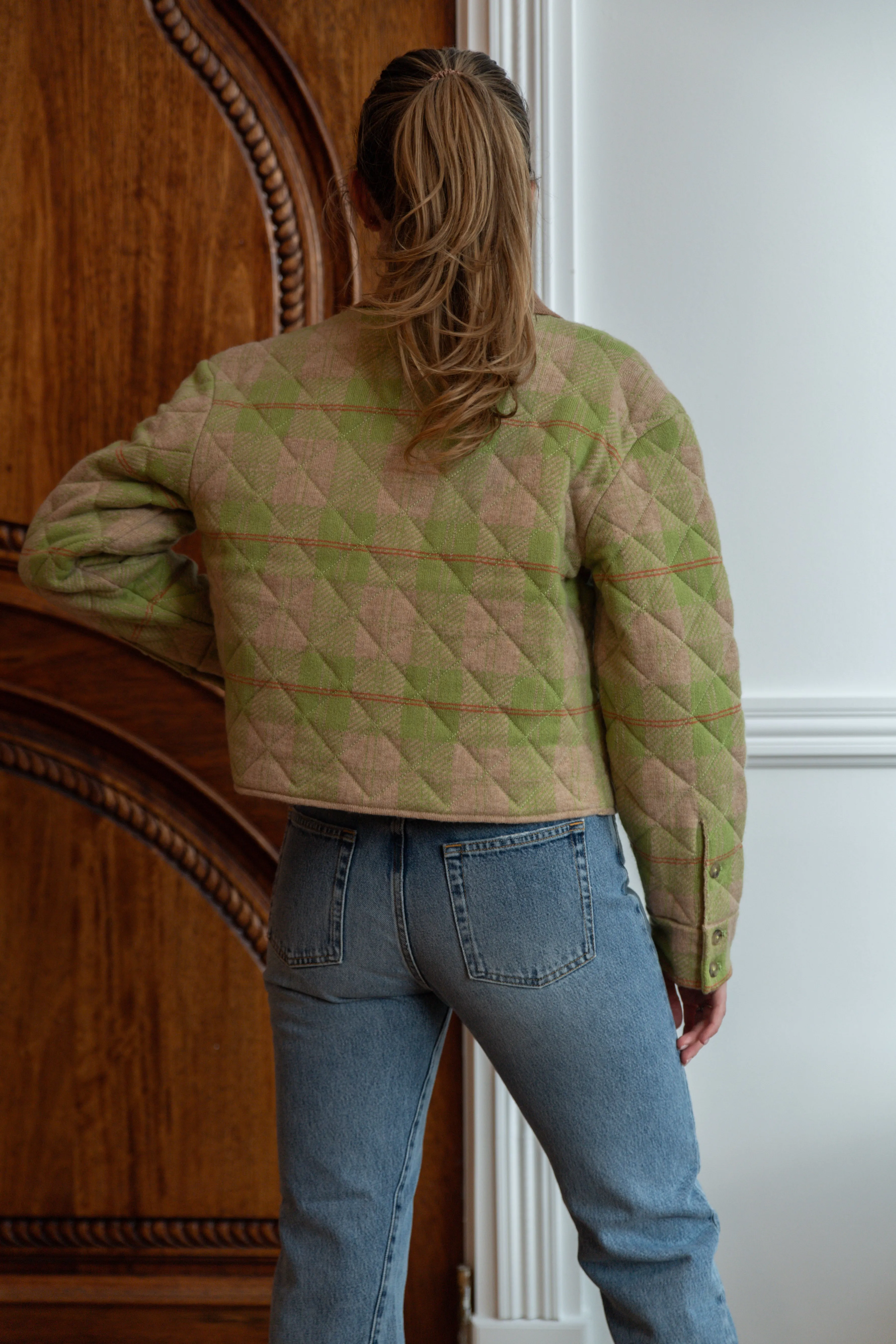 Tartan Cropped Jacket