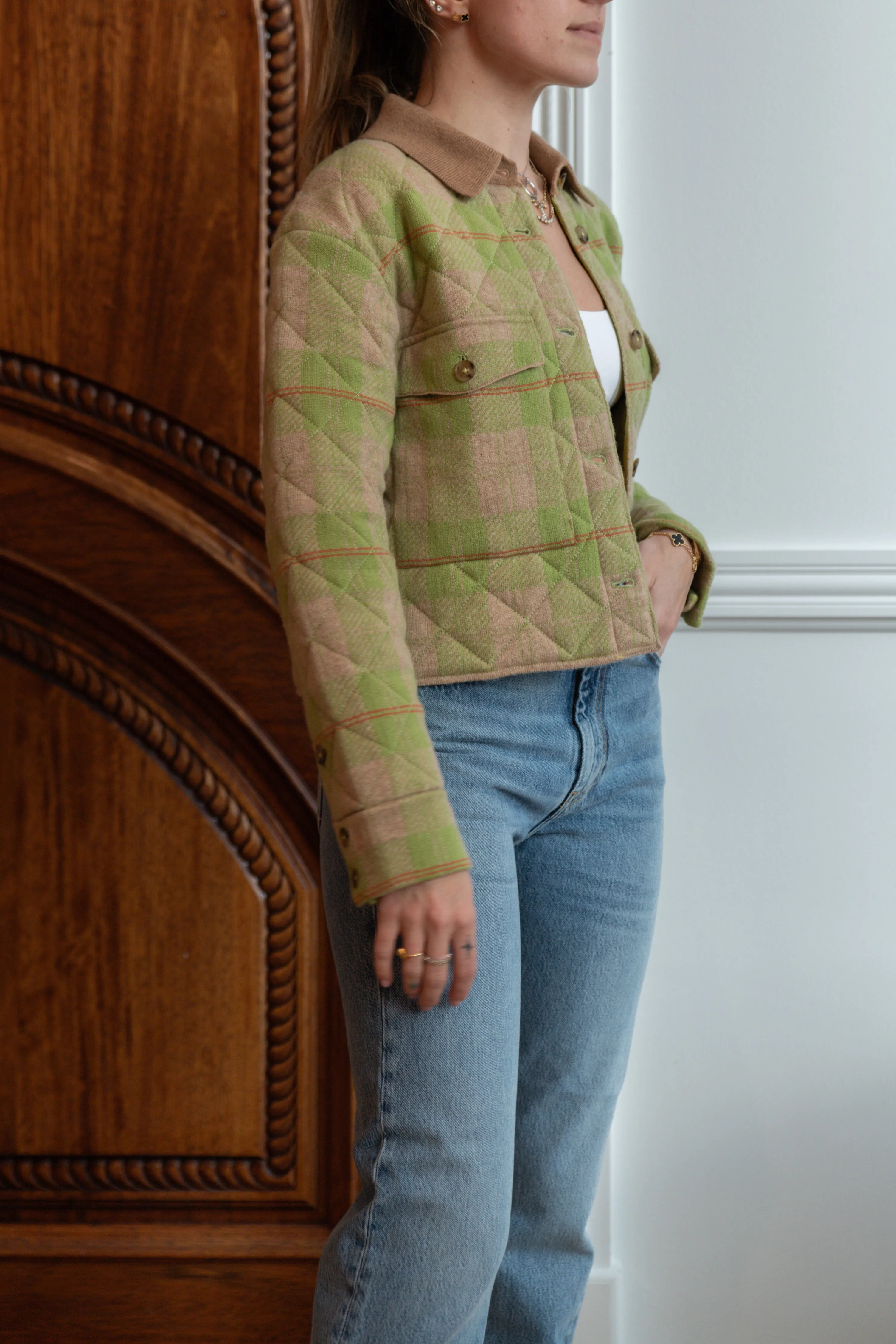 Tartan Cropped Jacket