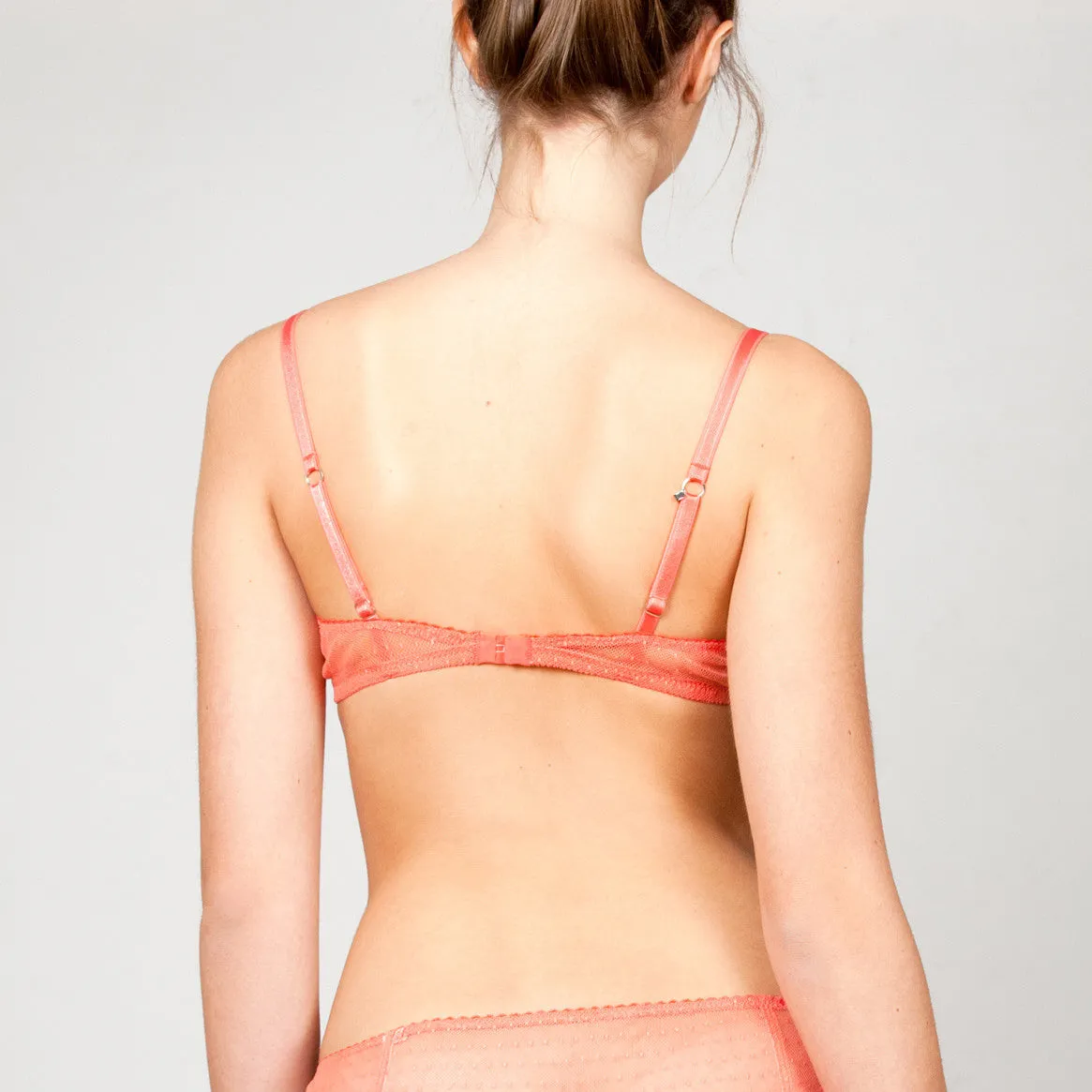 Teresa Triangle Coral Bra