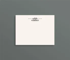 Terminal Custom Letterpress Stationery