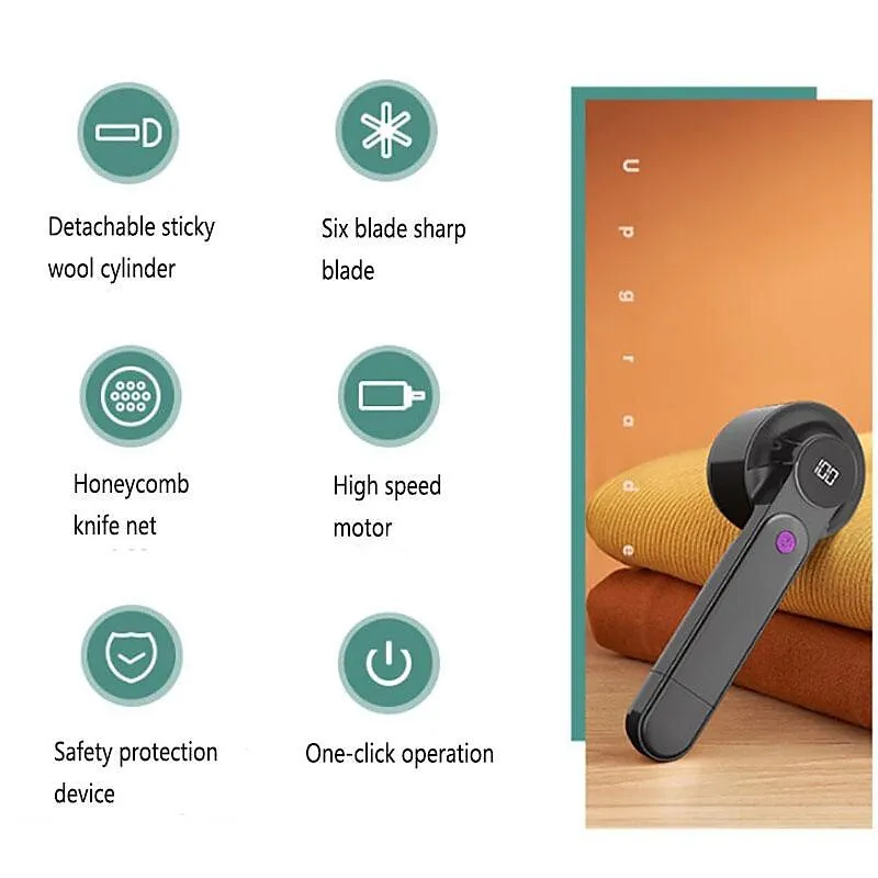 Time-Limited Promotion - 49% OFF 2 in 1 Electric Lint Remover