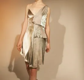 Velvet and Silk Dress
