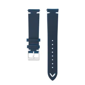 Vintage Leather Strap: Navy Blue