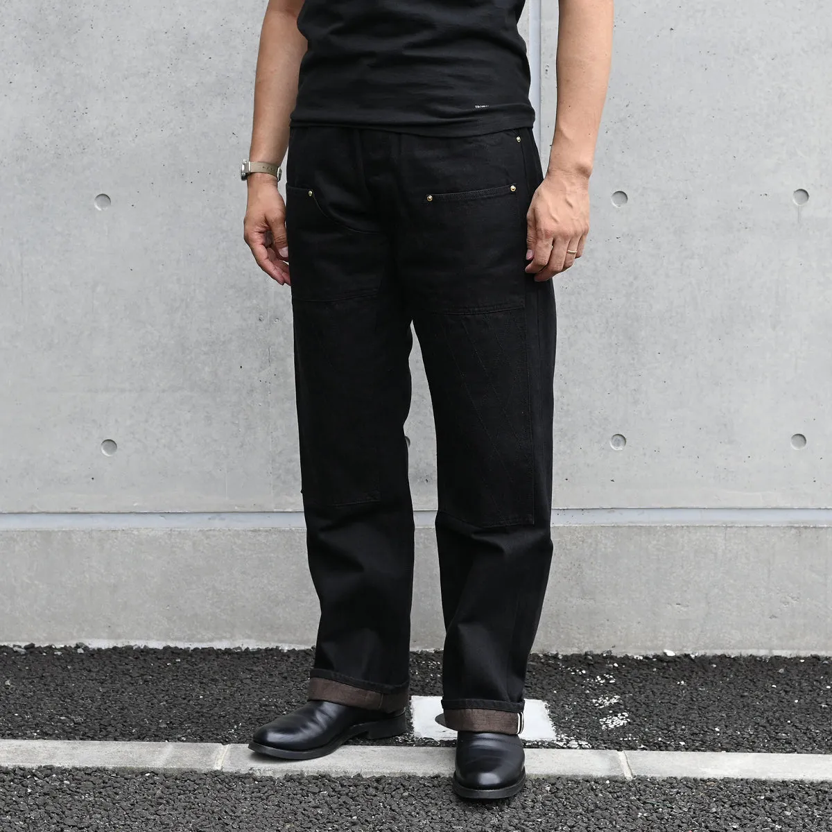 W Knee Standard Blackie Denim / Lot.1906