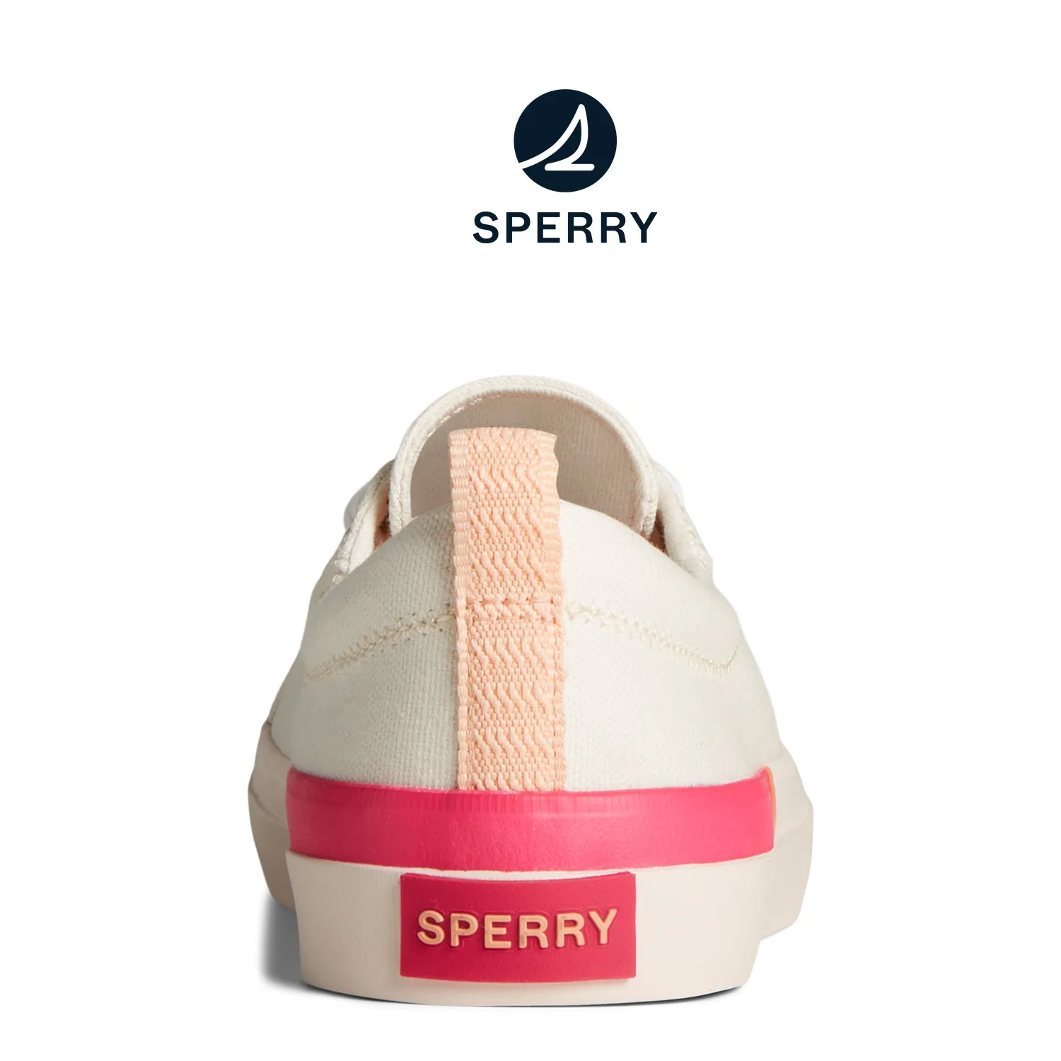 Optimized Title: **Womens SeaCycled™ Crest Vibe Stripes Pink Sneakers for Eco-Friendly Style**