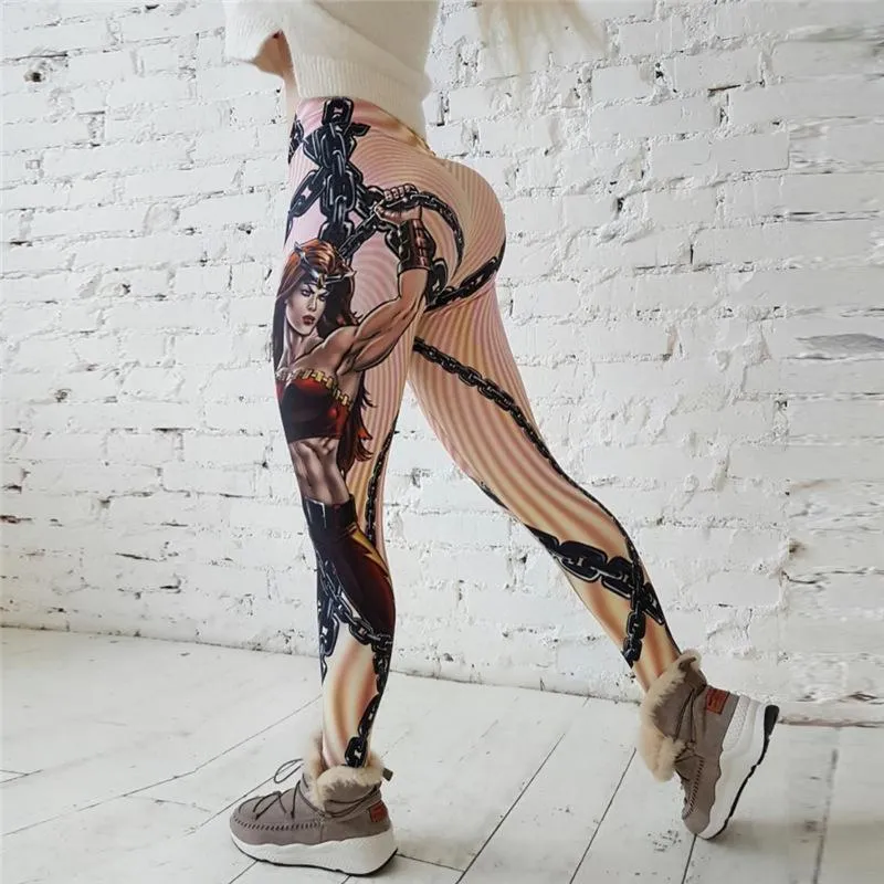 WONDER WOMAN Fitness Leggings for Women