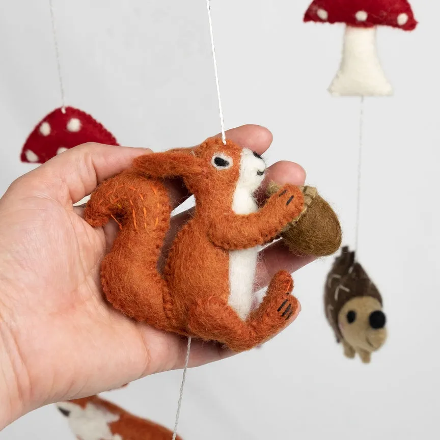 Wool Mobile - Forest Creatures by The Winding Road