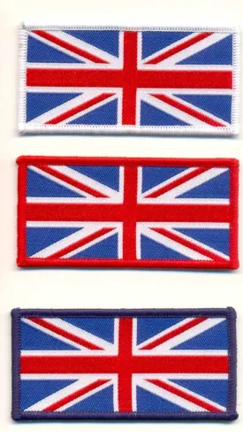 WOVEN UNION JACK SEW ON PATCH SMALL
