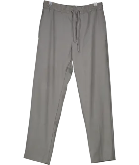 ZARA Grey Pull On Tapered Trousers UK M